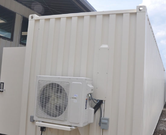 Modular Shooting Range Back Side