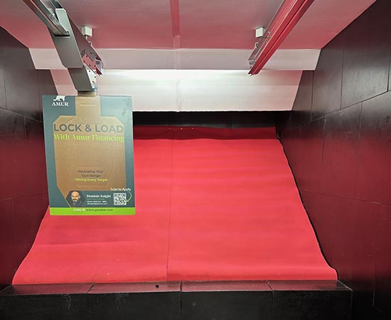 Indoor Firing Lane Side View