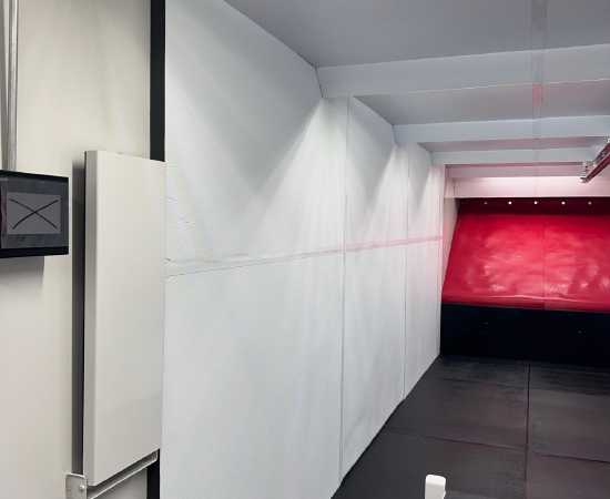 Indoor Firing Lane Side View